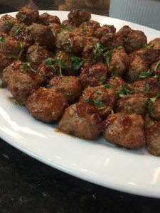 Maple Meatballs with Grass fed Beef