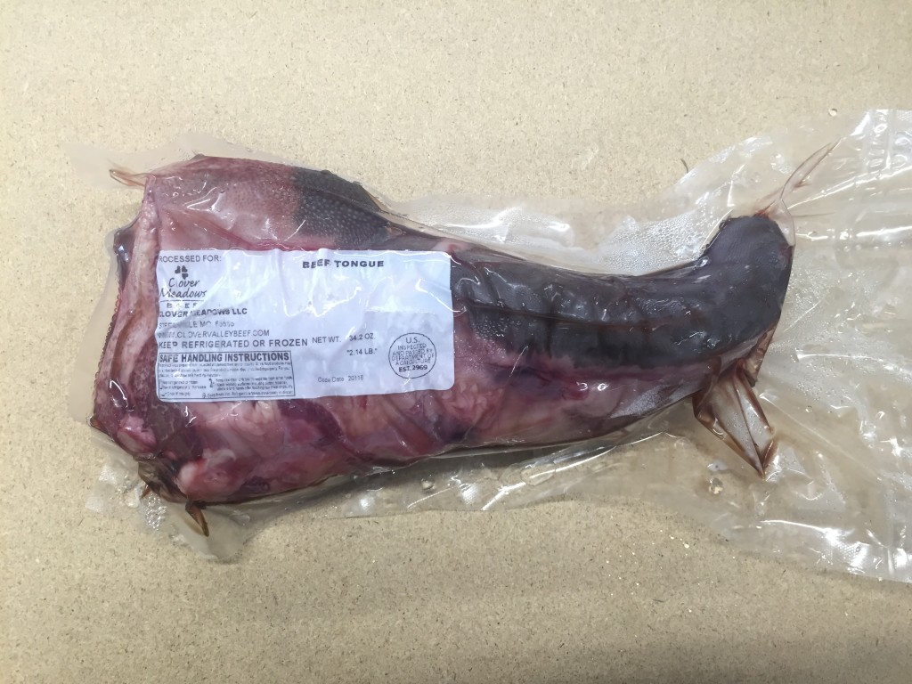 beef tongue package