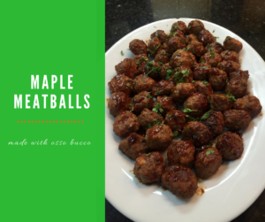 maple meatballs