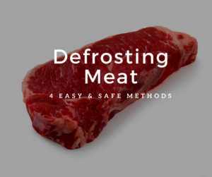defrosting meat