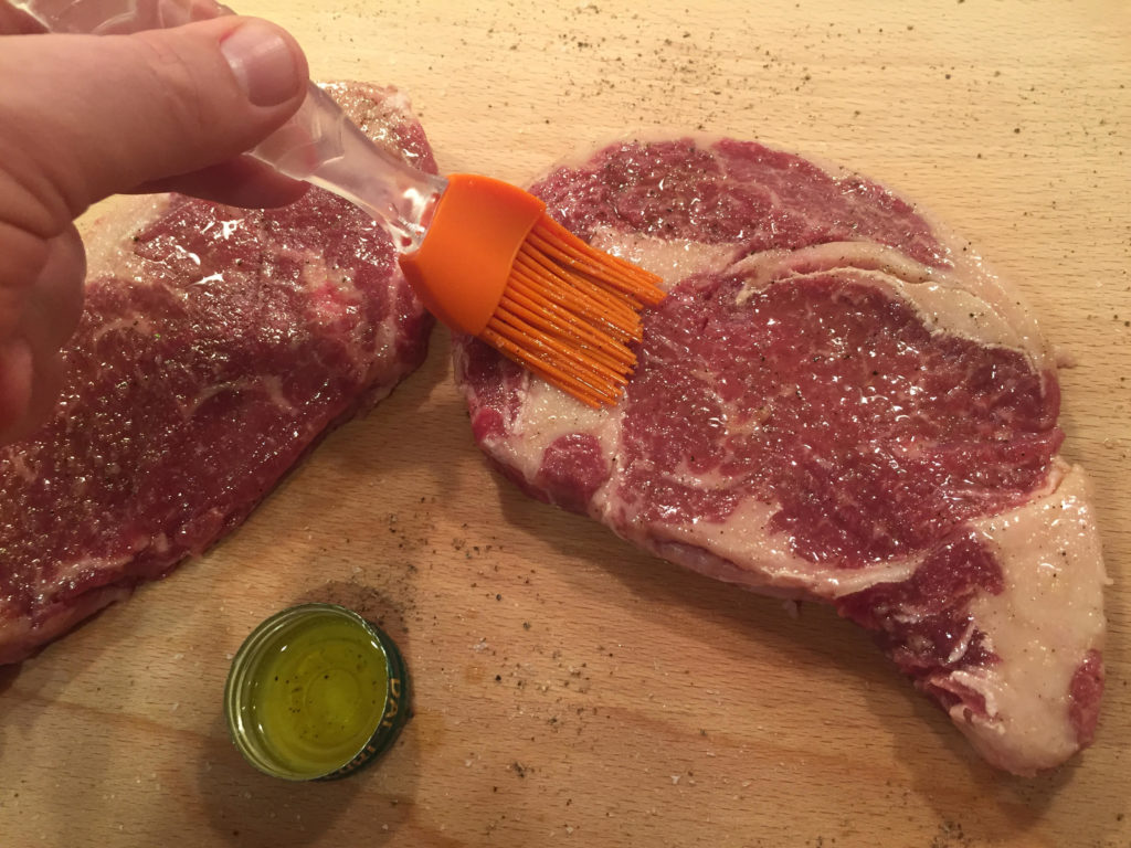 Ribeye Steak and Olive Oil Clover Meadows Beef