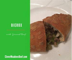 Bierox ground beef and cabbage - Clover Meadows Beef Grass fed Beef St. Louis STL