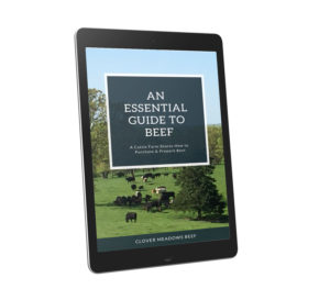 How to cook beef ebook - Clover Meadows Beef Grass Fed Beef