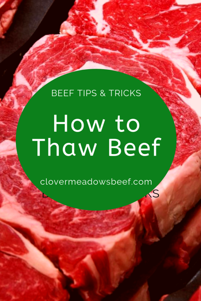 Howtothawanddefrostbeefcoldwaterthawingrefrigeratorthawing