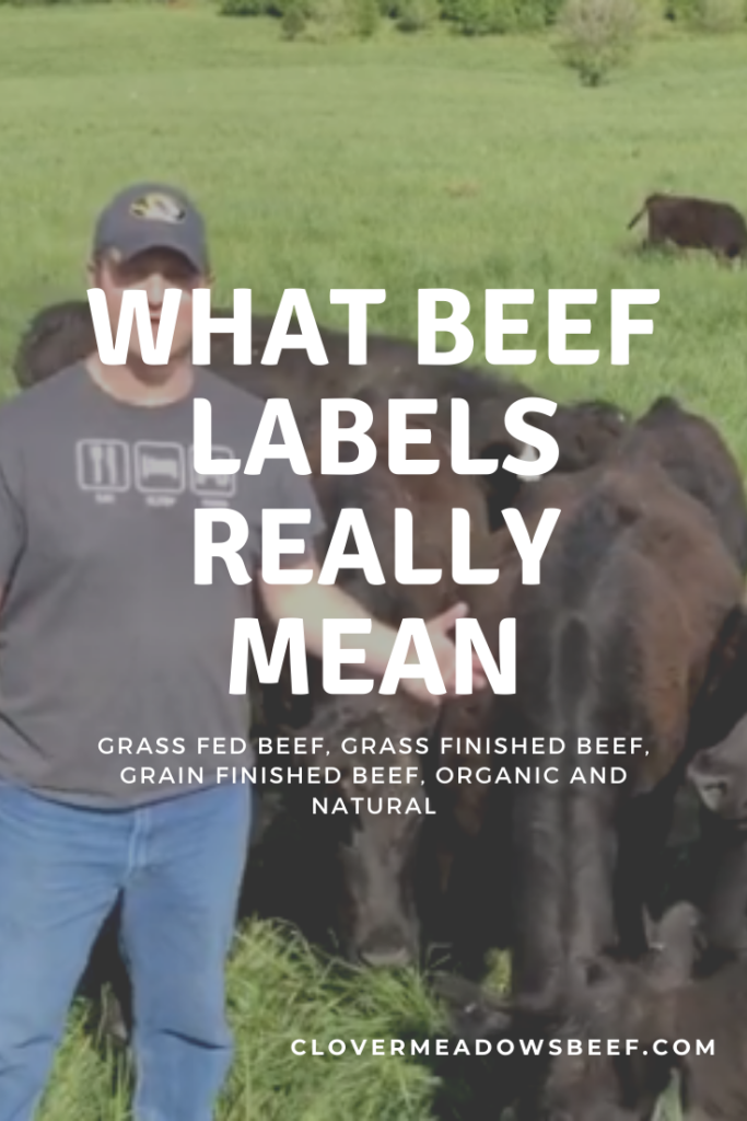 what beef labels really mean - grass fed beef grass finished beef grain finished beef organic beef natural beef - clover meadows beef.png