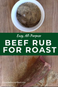 Dry rub for beef