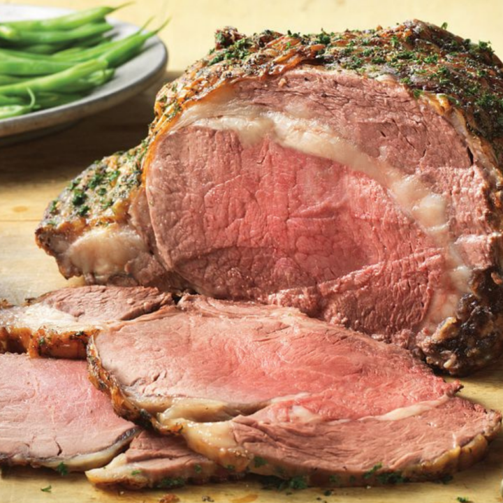 Prime Rib Roast With Garlic Herb Butter Clover Meadows Beef