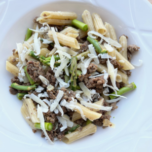 ground-beef-asparagus-pasta-bowl-toss-30-minute-dinner-easy