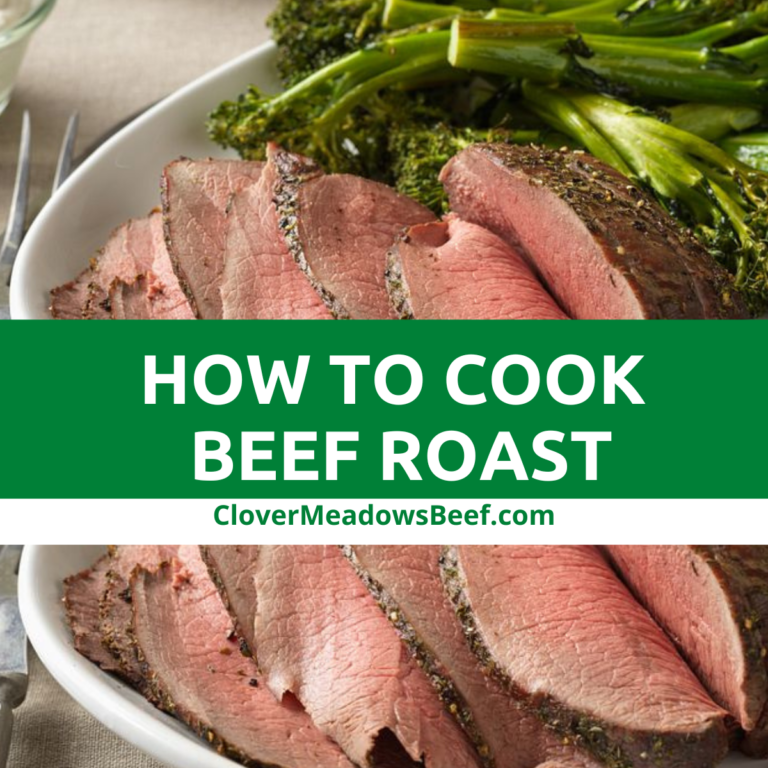 How to Cook Beef Roast (video) Clover Meadows Beef
