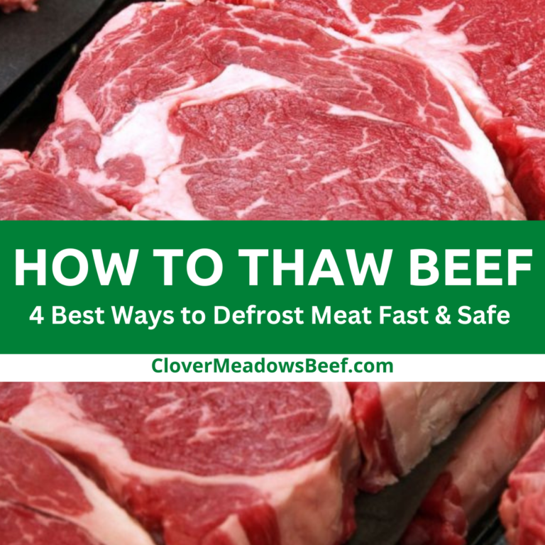 How to Thaw Beef 4 Best Ways to Defrost Meat Fast & Safe Clover